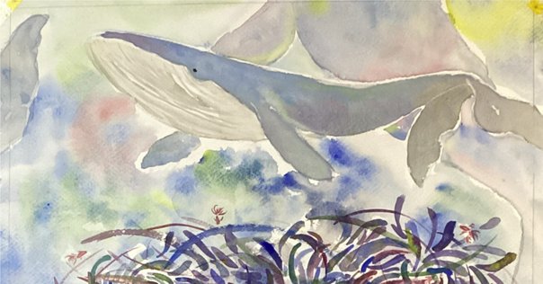 海の景色を色鉛筆で描きました｜美術のじかん / TAKUYA YONEZAWA
