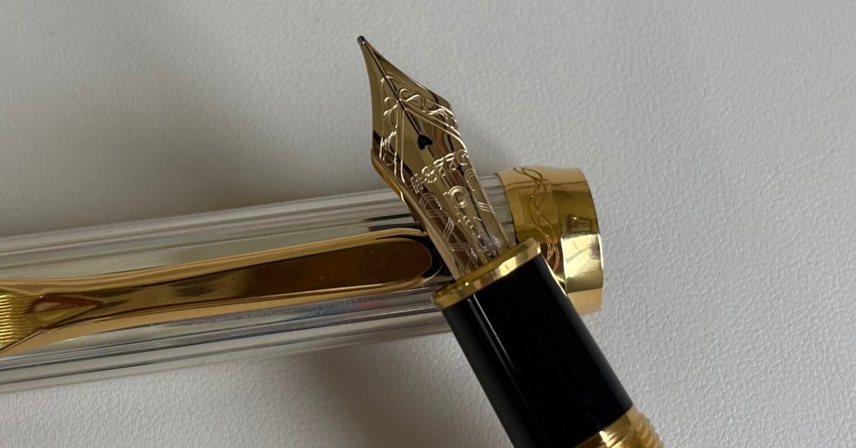 新品プラチナ万年筆銀無垢18K M中字