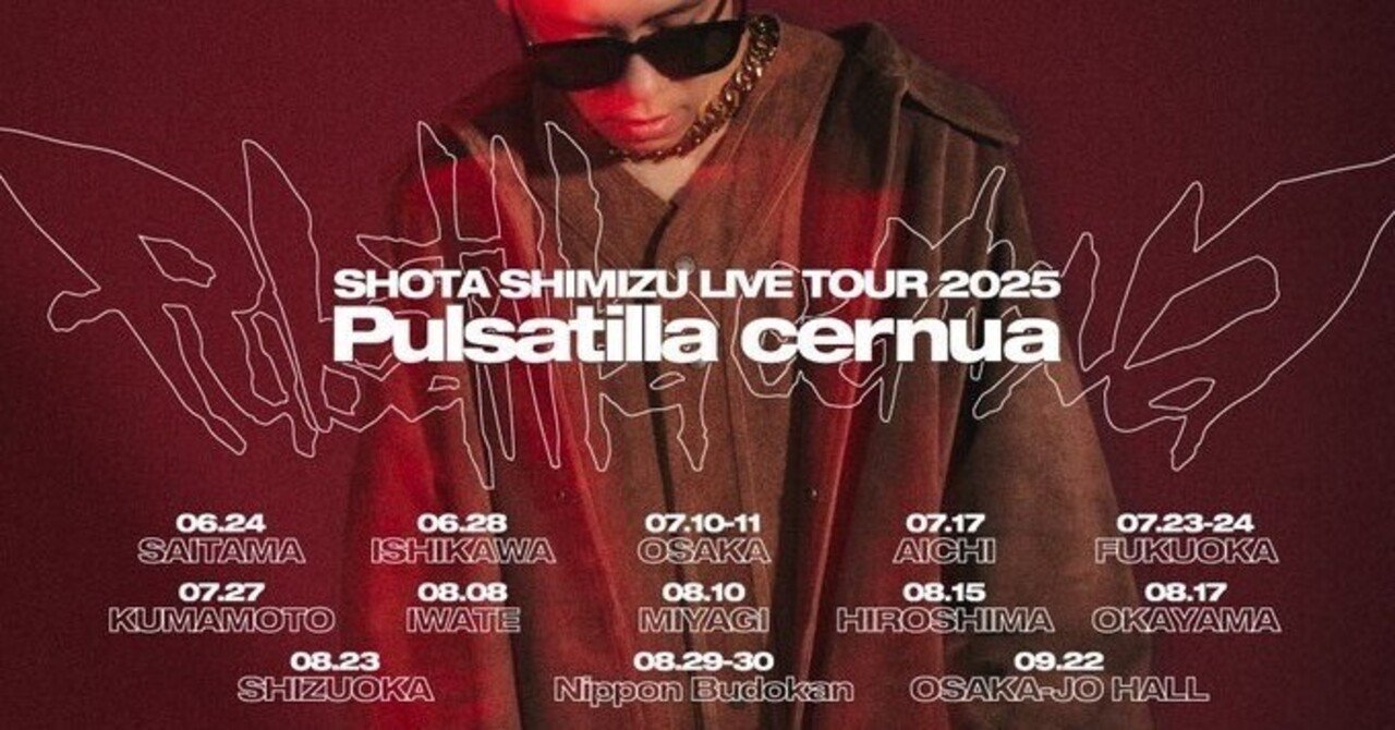 清水翔太 2025ツアー やることー！｜りり