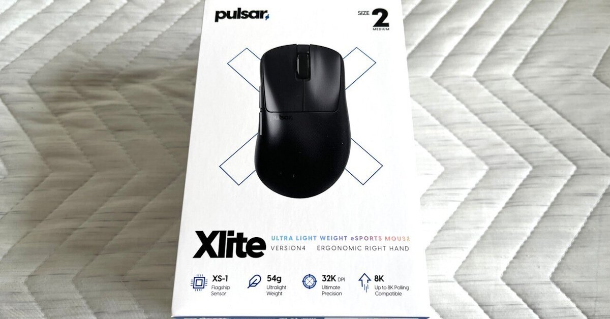 Pulsar Xlite V4 size 2(medium) 8kドングル付き Pulsar Xlite