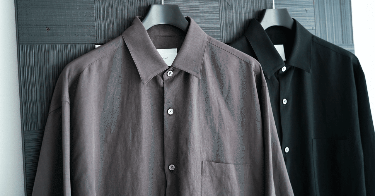 sssteinのシャツは美しい。ssstein Rayon/Linen Oversized Down