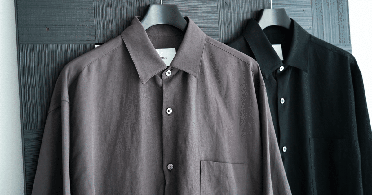 美品　ssstein OVERSIZED DOWN PAT SHIRT ssstein OVERSIZED DOWN PAT SHIRT・DARK CHARCOAL - tity