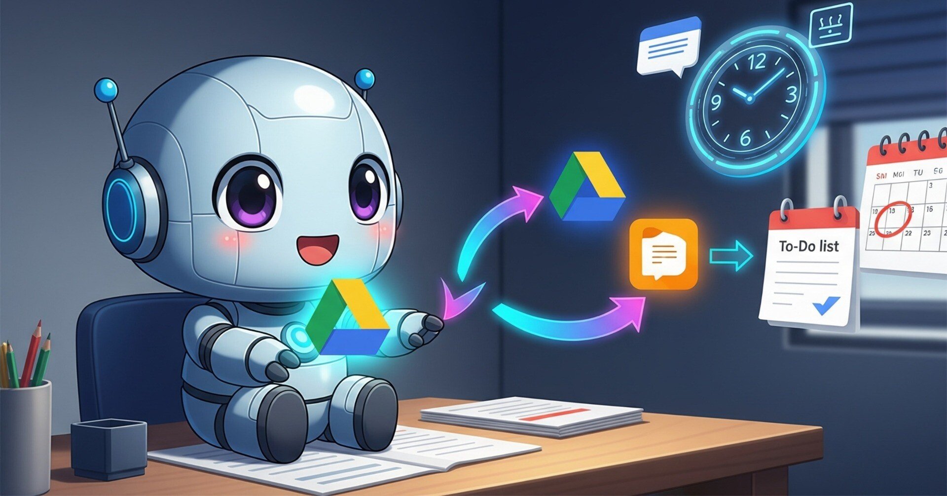 待望の新機能！】Gemini時間指定アクション×Google連携術｜週次報告を