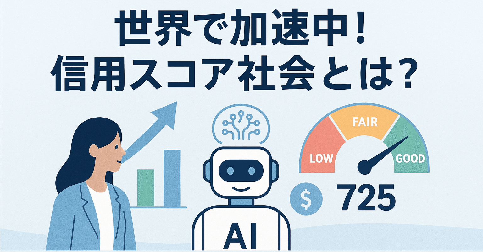 スコアで人生が決まる時代？」──信用スコア社会の現在地と“数字に負けない”生き方｜りゅう