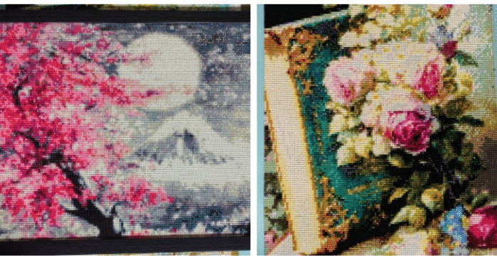 暇つぶし】ダイヤモンドアート②｜あんころもち