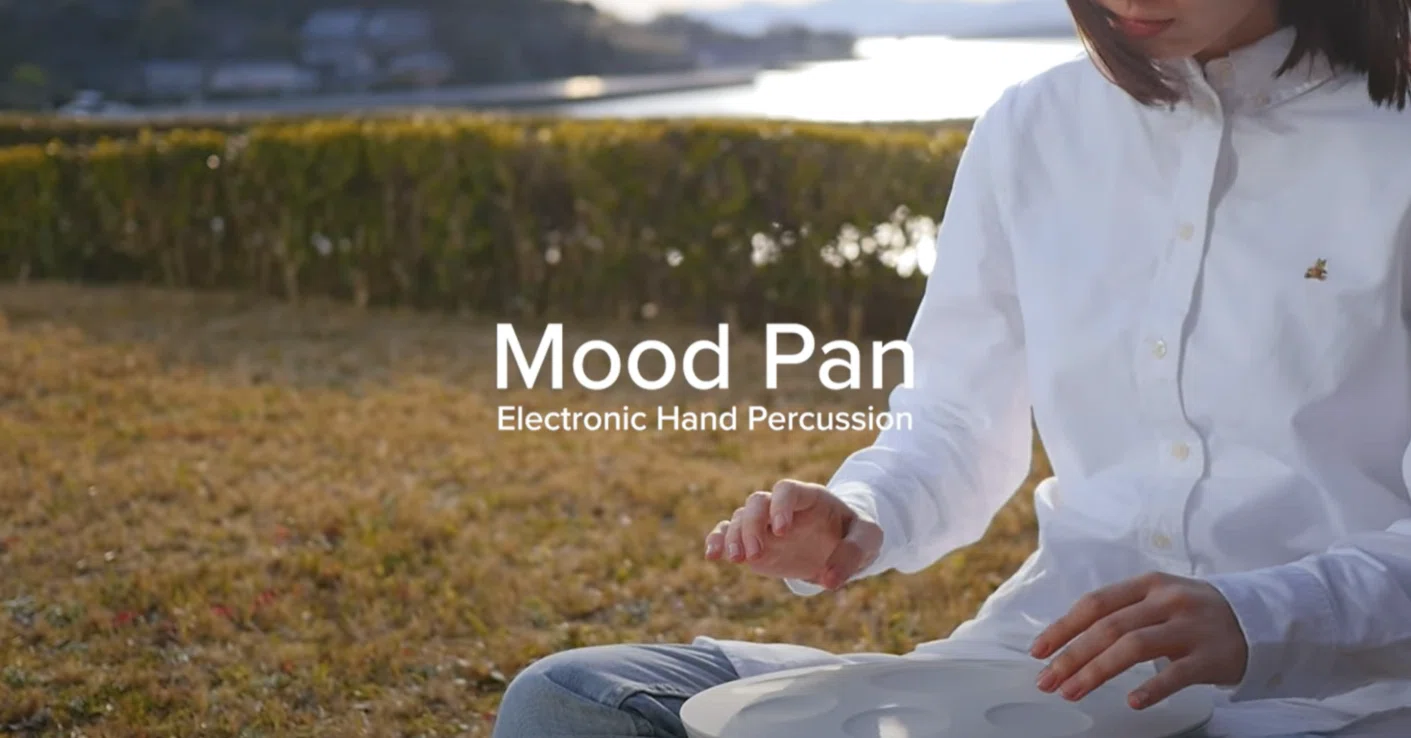 レアな電子ハンドパン　Moodpan Mood Pan エレクトリック ハンドパーカッション：テック
