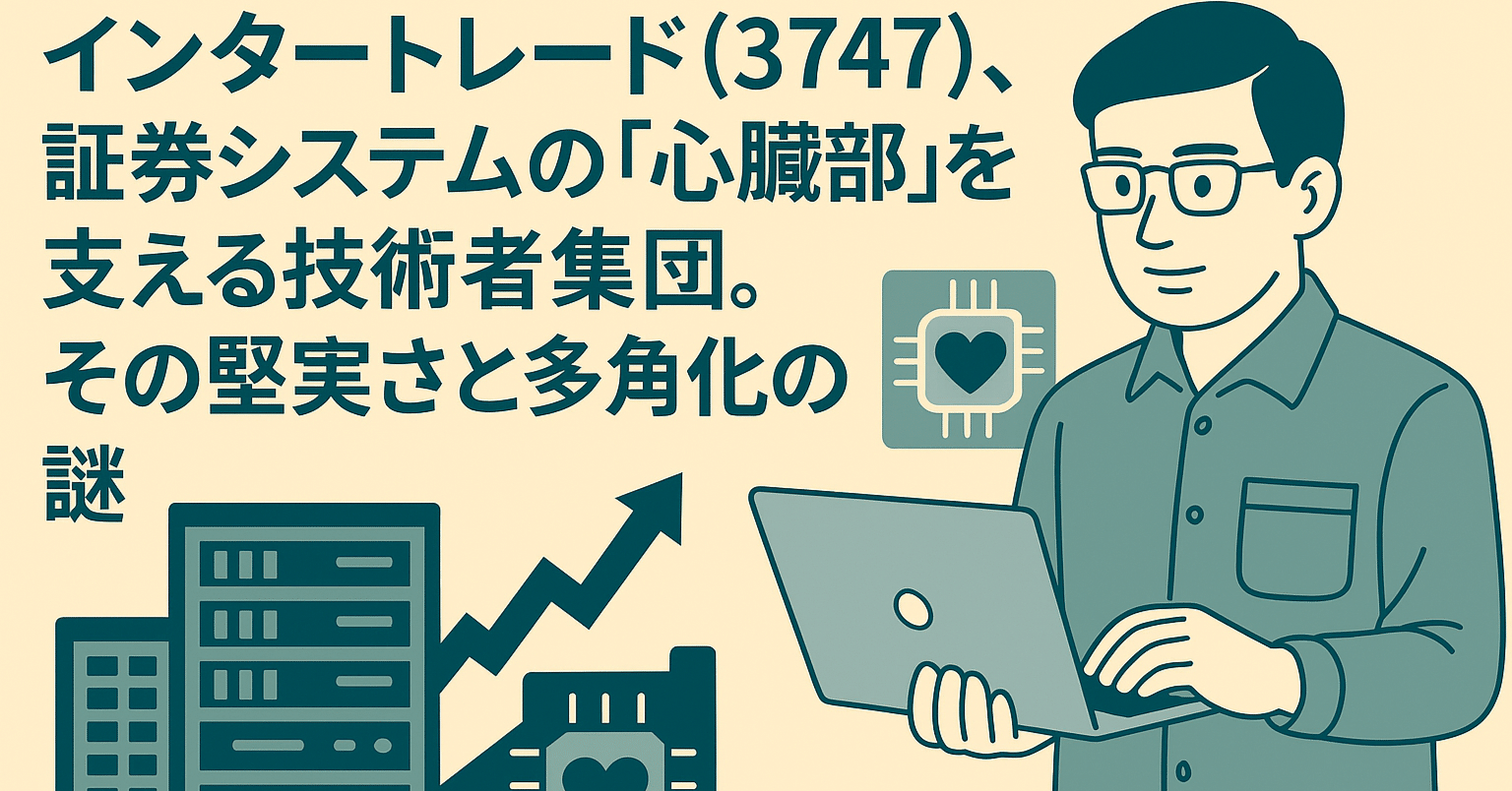 インタートレード(3747)、証券システムの「心臓部」を支える技術者集団。その堅実さと多角化の謎｜日本個別株デューデリジェンスセンター