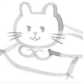 考え中の猫