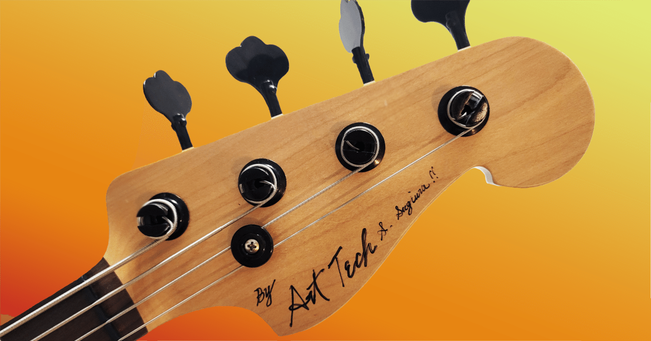 P…　ARTTECH　カスタム5弦 ART TECH FRETLESS BASS 5ST 希少なアートテックの5弦