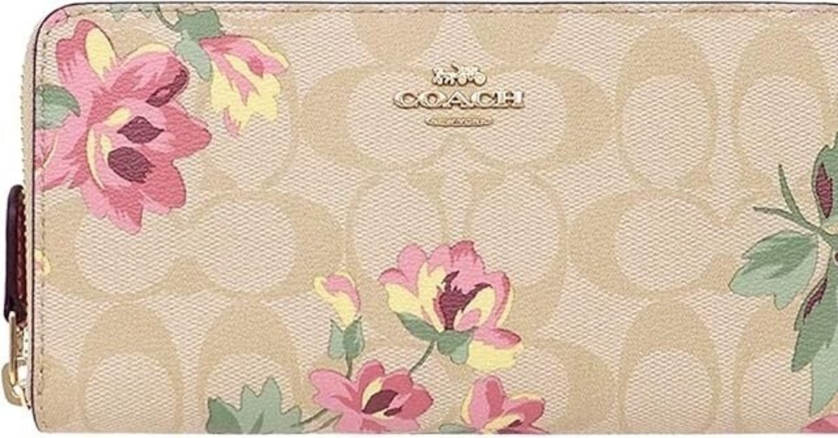 新品未使用フローラルcoachバック モリートート ショルダーバック花柄