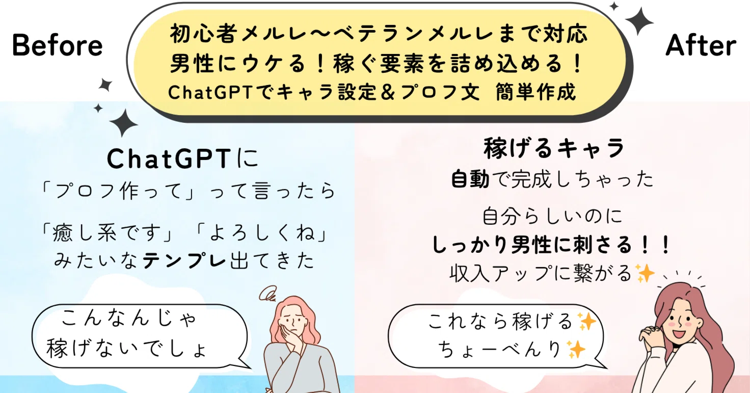 🤖ChatGPTで“稼げるプロフ”を秒速でつくる魔法のプロンプト（キャラ