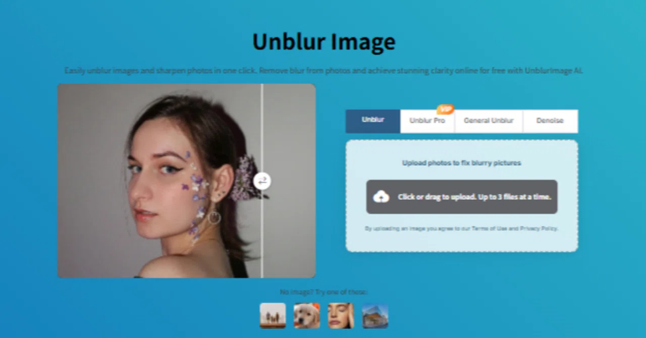 Unblur Image: Remove Photo Blur Online for Free｜tom