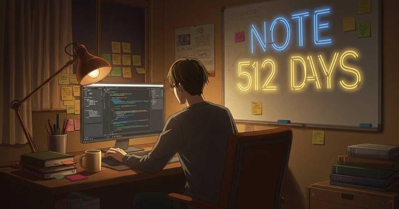 note 512日目 6/4に開始したサイト - リライト｜四十肩