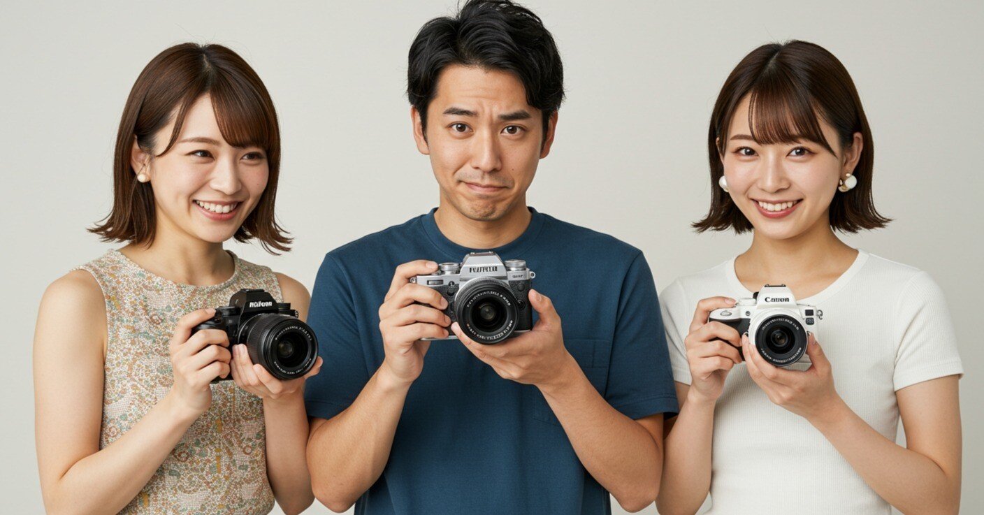 2025年版 初心者カメラ選び】富士フイルム信者のわたしがキヤノンと