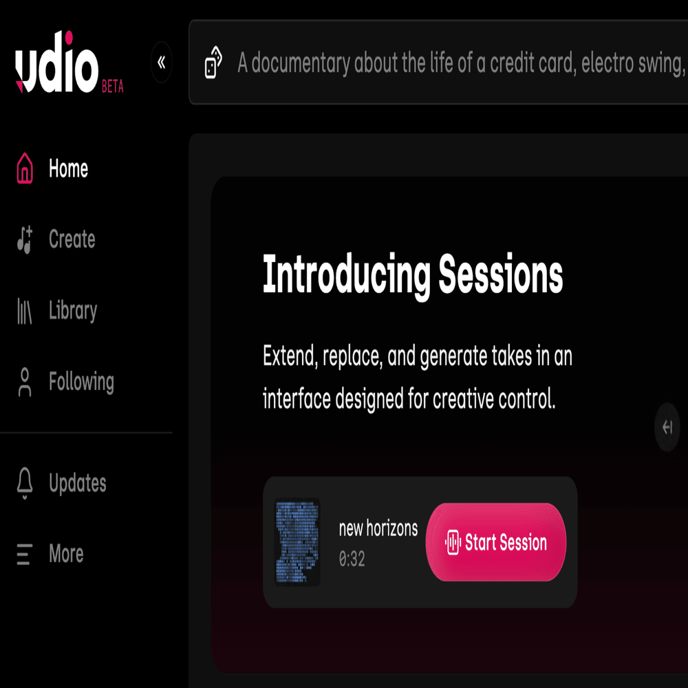 和訳】Udio、新機能「Sessions」を公開｜いにしえ@AIクリエイター