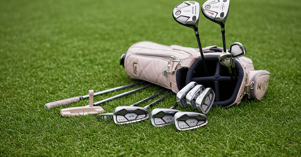 7.初心者オススメ ゴルフクラブ レディースセット 右利き 8本 女性用