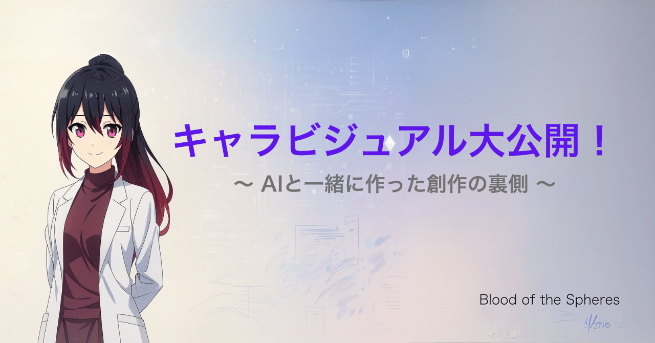 キャラビジュアル大公開！AIと一緒に作った創作の裏側｜TokiToki