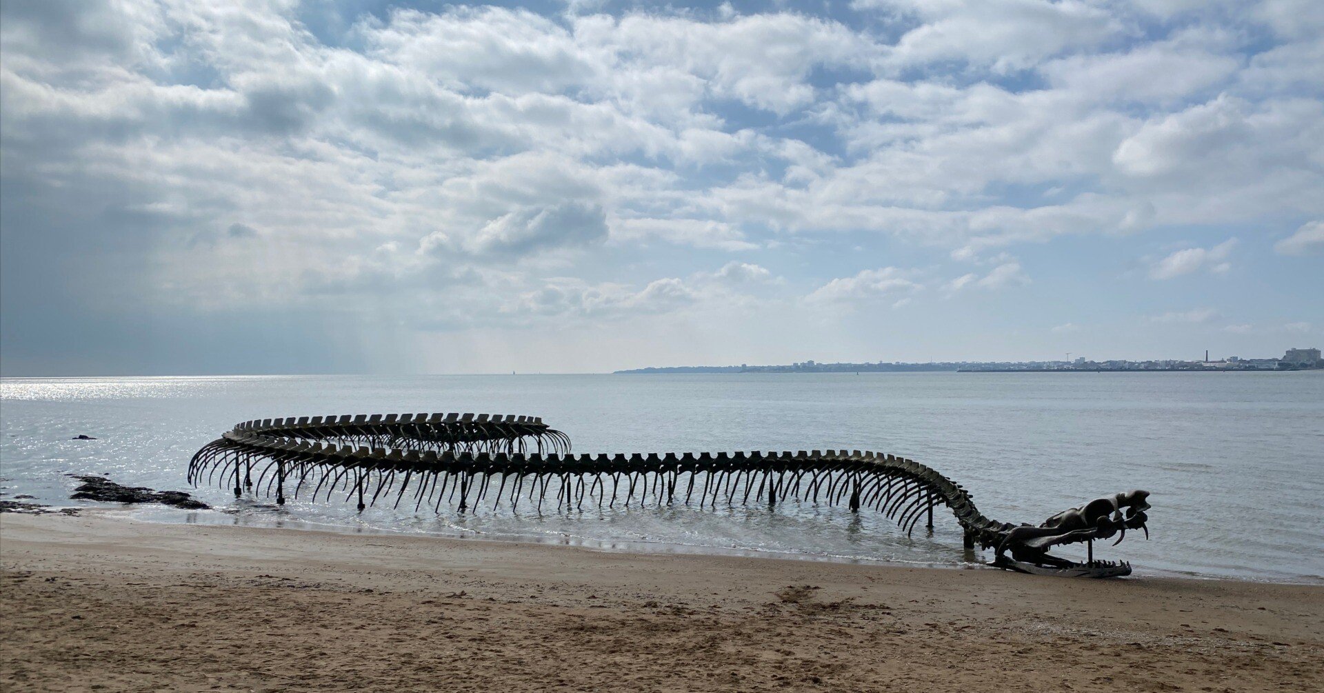 巨大海蛇に会いに。Huang Yong Ping （黄永砅）《Serpent d'Océan
