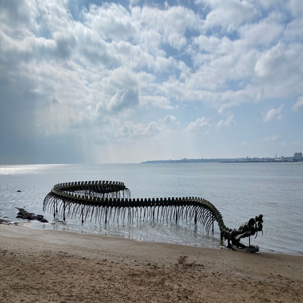 巨大海蛇に会いに。Huang Yong Ping （黄永砅）《Serpent d'Océan