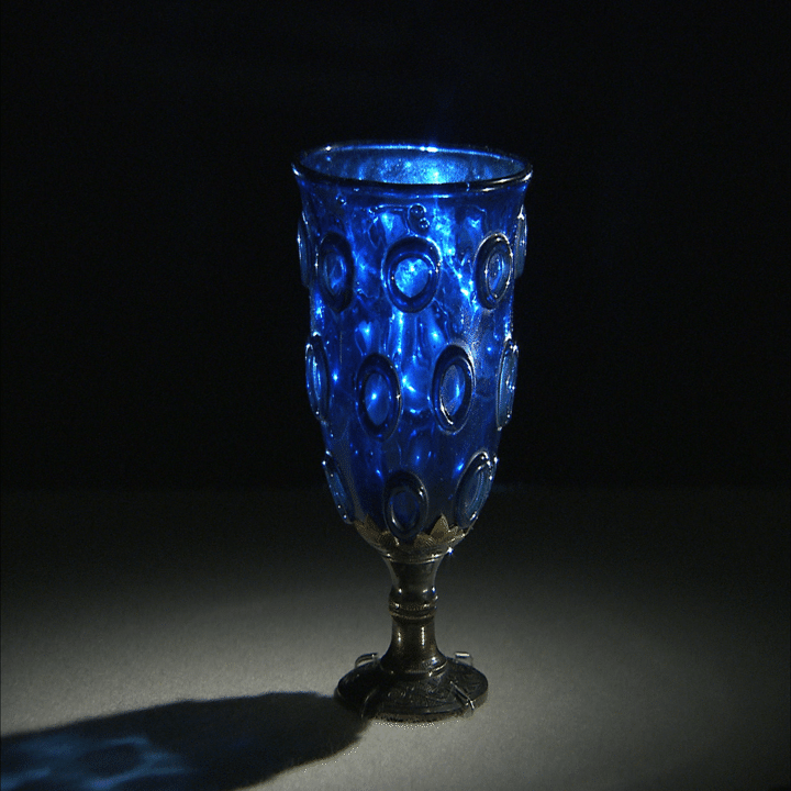 正倉院「瑠璃杯」のレプリカ｜Atelier Virgo .Keiko Wada