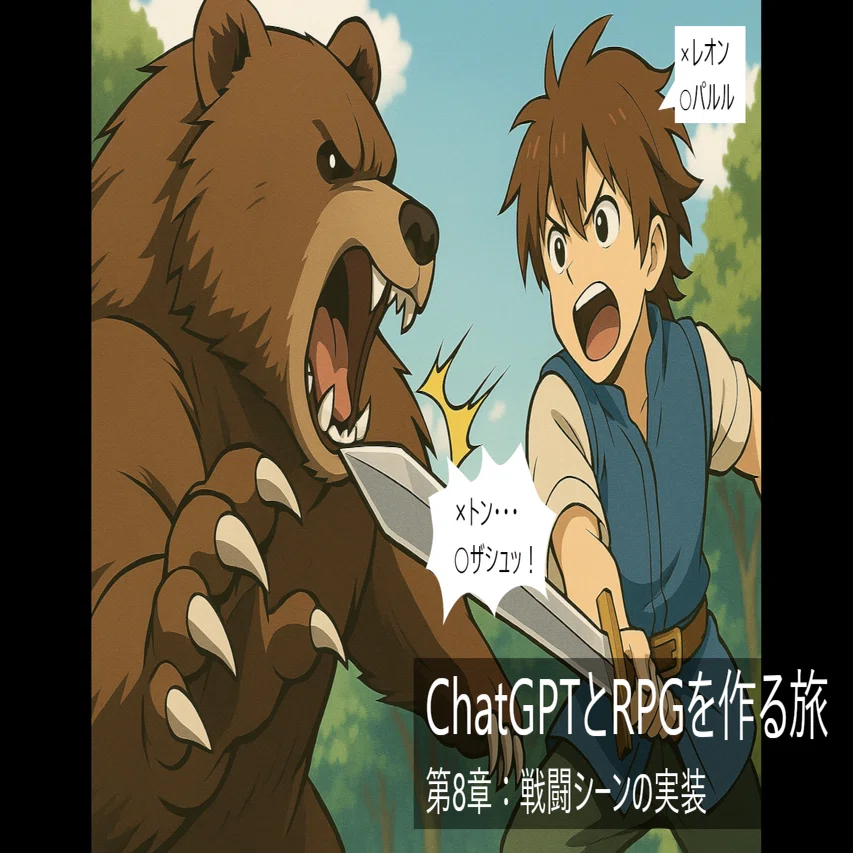 ChatGPTとRPGを作る旅｜第8章：戦闘シーンの実装と装備機能の導入