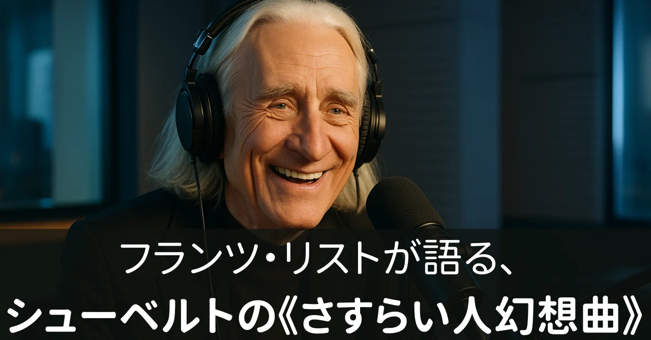 フランツ・リストが語る、 シューベルトの《さすらい人幻想曲》｜夏目ムル