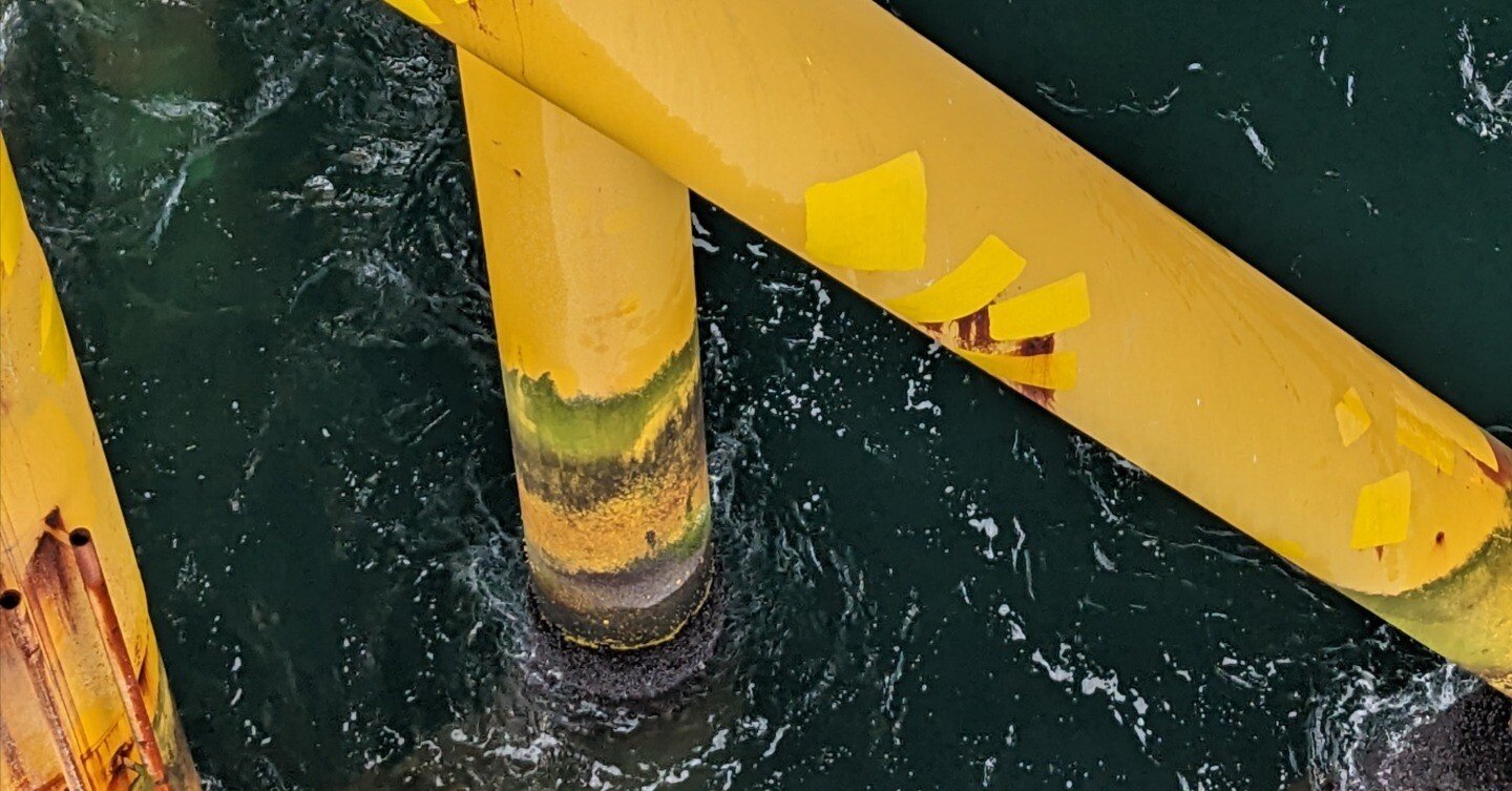 デンマークにある世界初の200MW規模の洋上風力ファーム Horns Rev 2 の