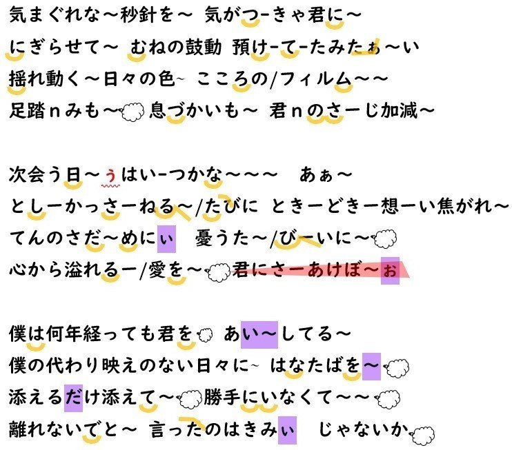 解説シート 約束のしおり Ace Collection Sakiko Note