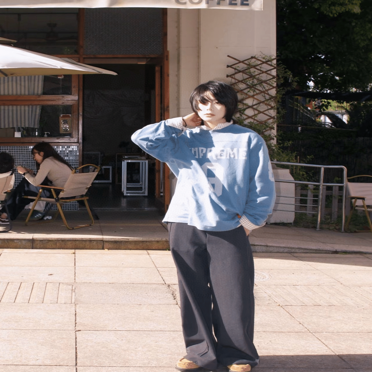 シュプリーム SS25 Affiliated L/S フットボールトップ 長袖Tシャツ