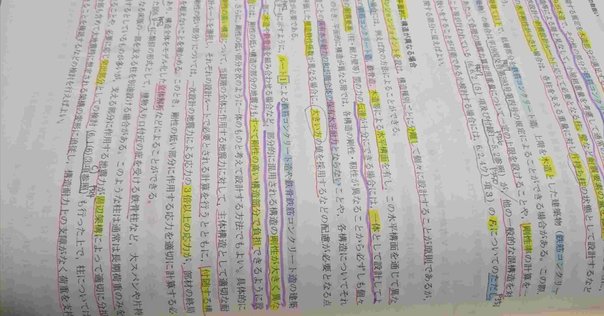 一級建築士  学習資料  (学科・製図)法令集線引き済み 一級建築士 学科試験】法令集の線引き＆インデックスについて｜maco