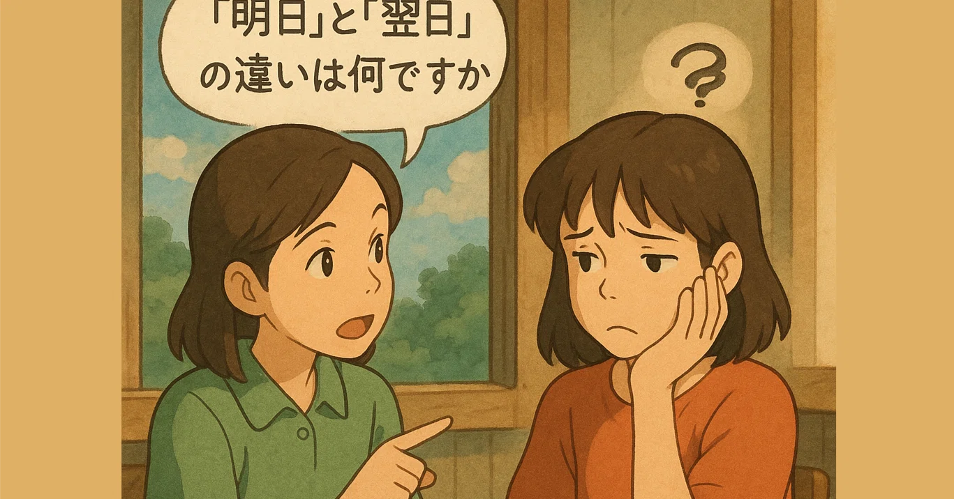 翌日 と は