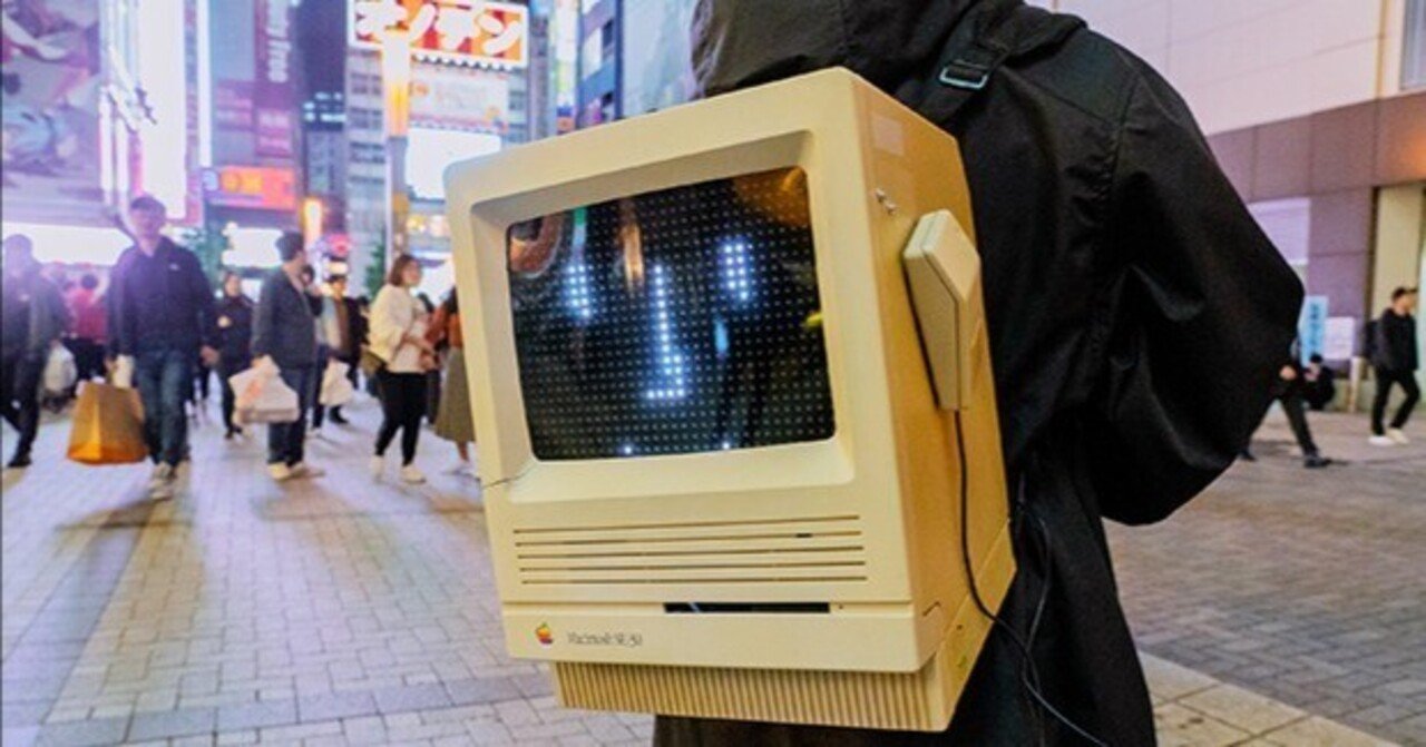 マイリュックはMacintosh SE/30！ 89年製Macを最新LEDリュックに大改造