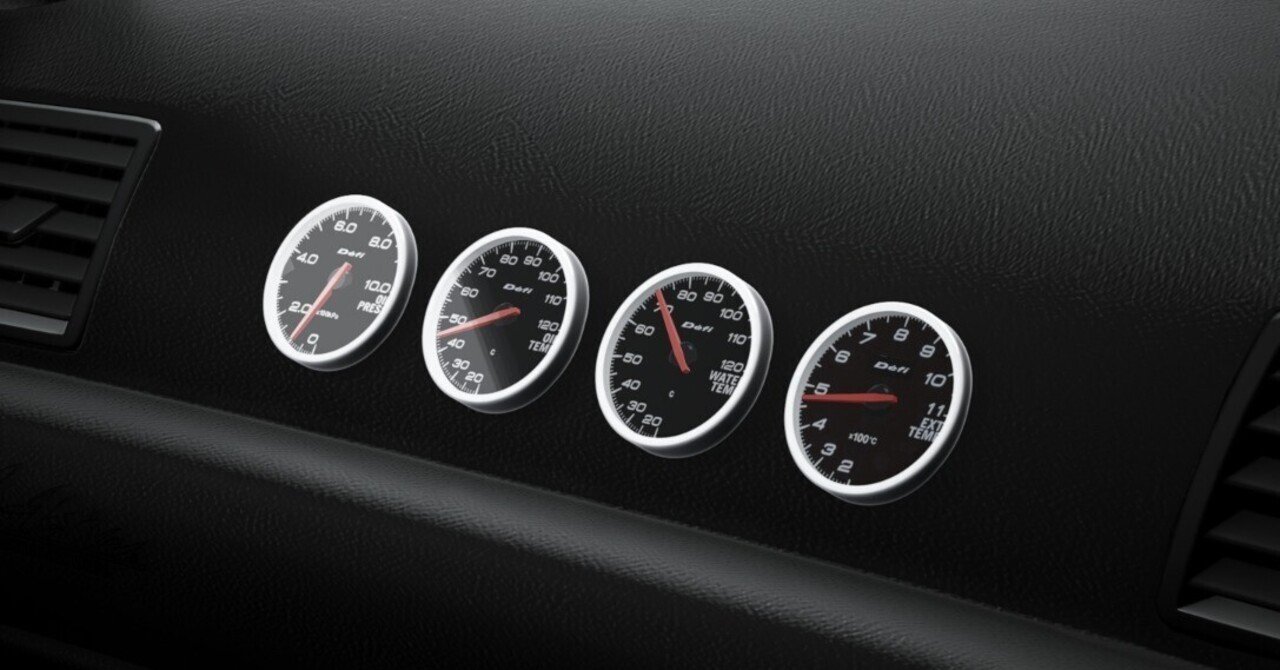 Defi BFメーター風オープニングアニメーション｜tkrf -Exiciting Car