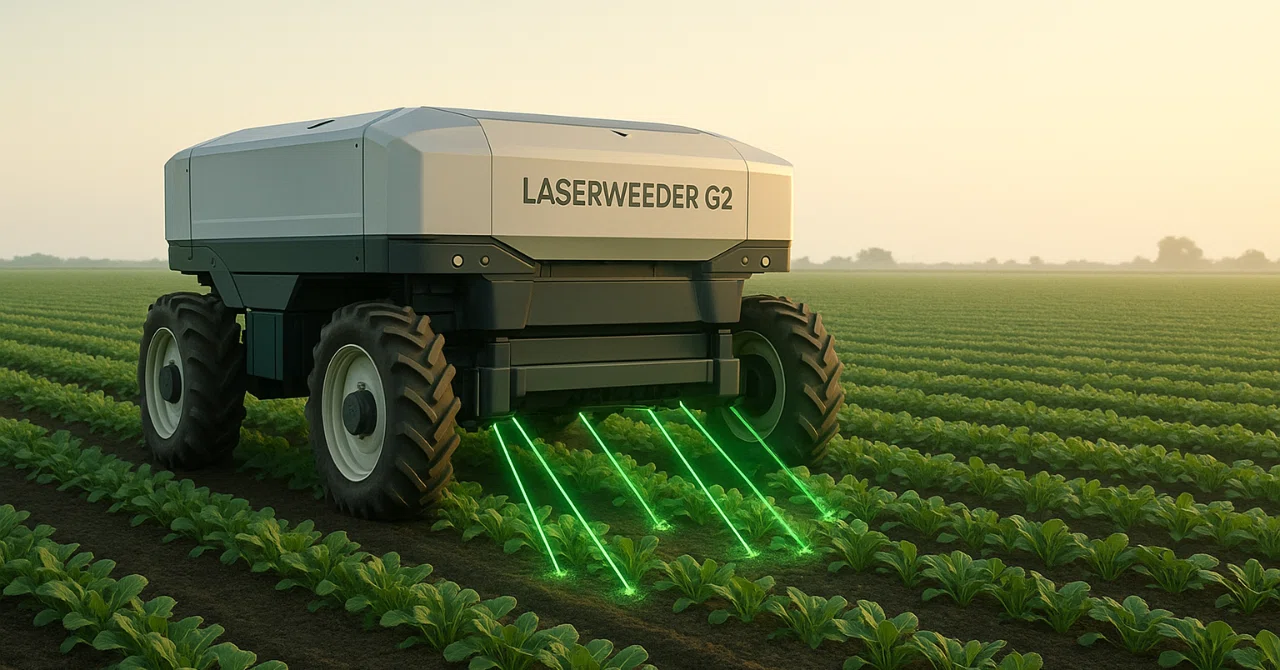 動く雑草 AI×農業で雑草を『ピンポイント攻撃』？環境にやさしいスマート除草機