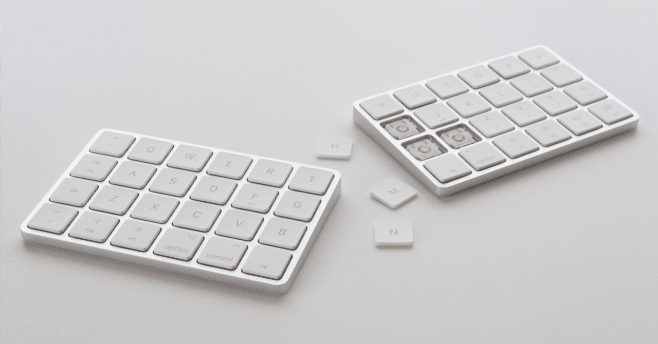 S*様 Magic Split 自作キーボード メンブレン+シザー方式で無線分割キーボードを自作した話｜cop