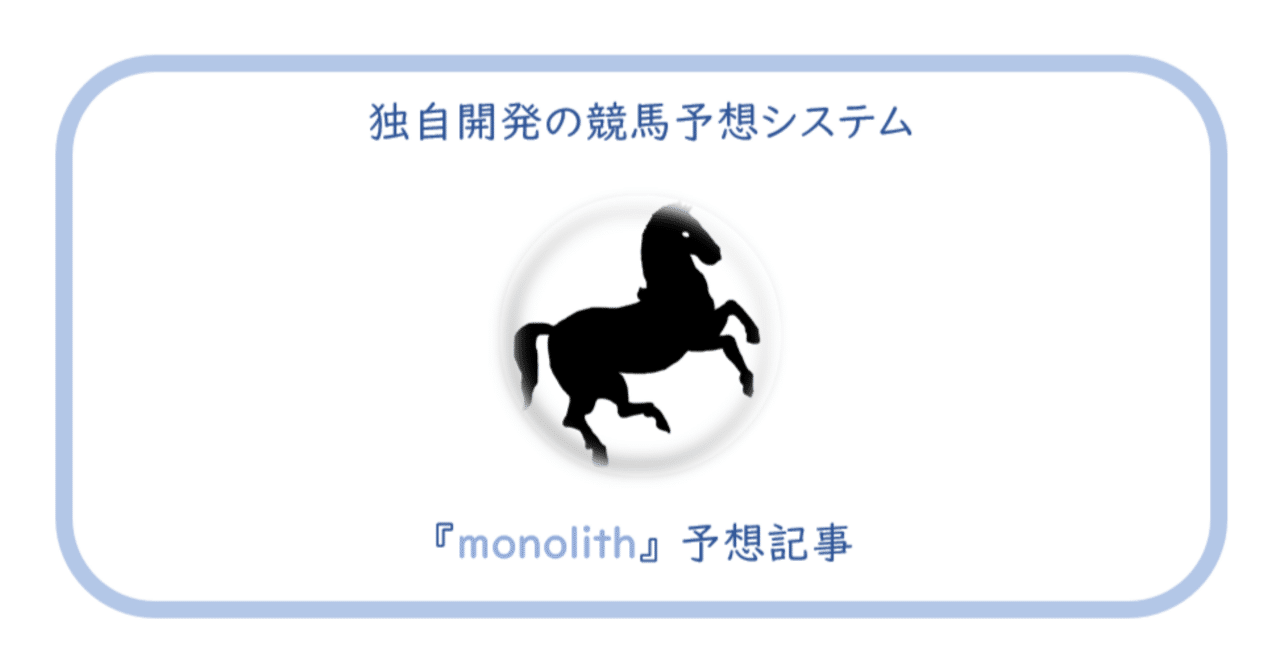 6月28日(土) 競馬予想記事 || 偏差値式📈予想システム【monolith