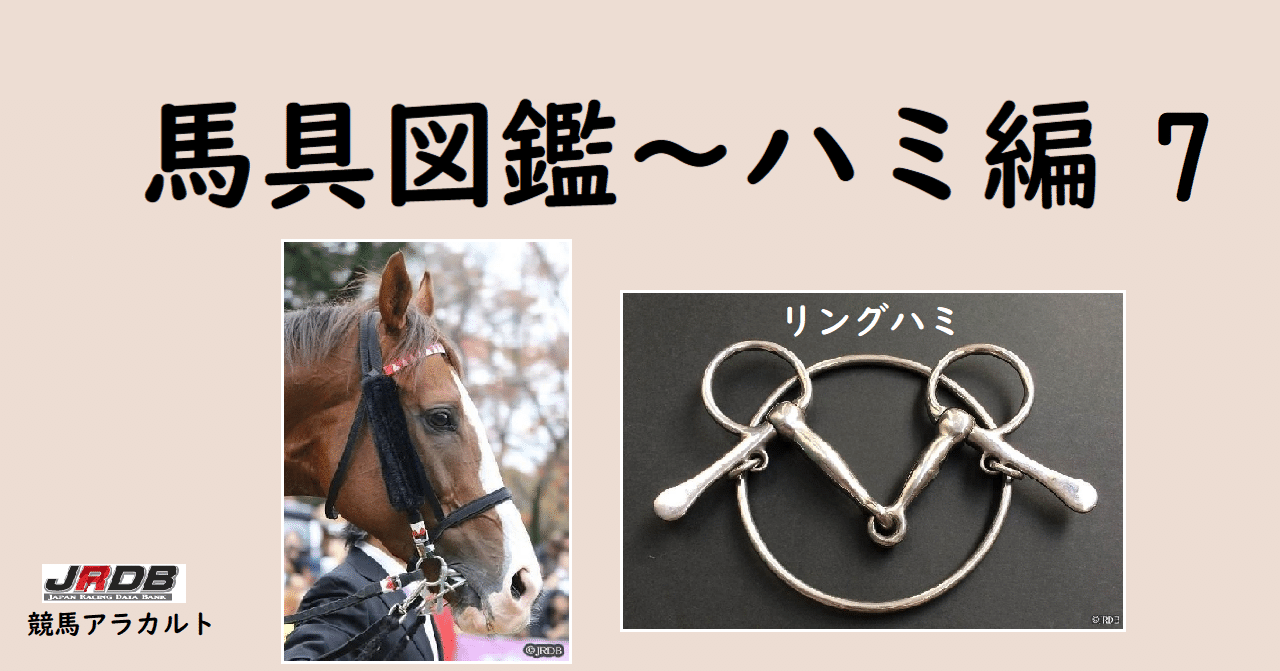 Jrdb馬具図鑑 ハミ編 ７ リングハミ Jrdb 競馬アラカルト Note