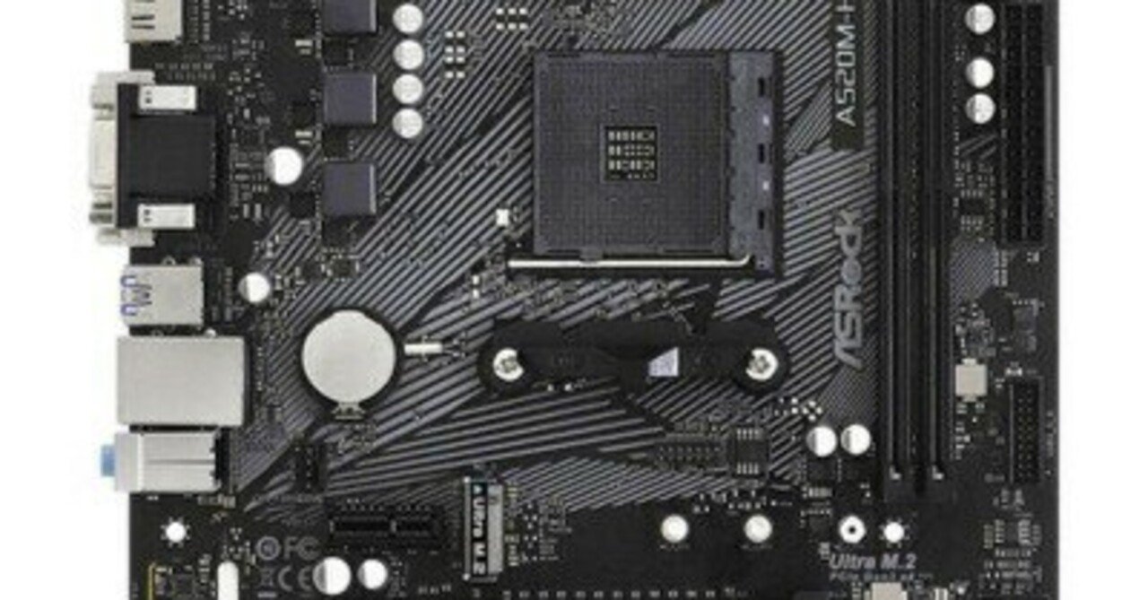 ASRock A520M HDVとAMD Ryzen 5 3500 組み立て済み A520M-HDV | ASRock(アスロック) Socket AM4 AMD A520 MicroATX