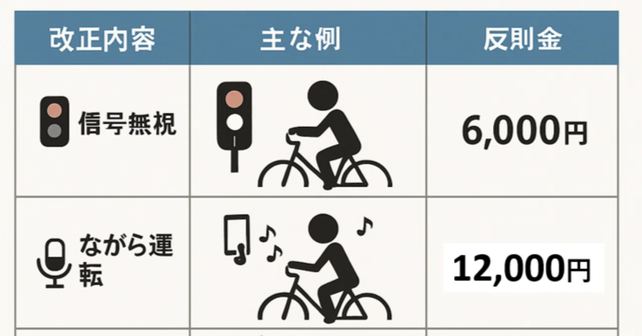 総務からのお知らせ】2026年4月、自転車通勤が変わる！うっかり違反で