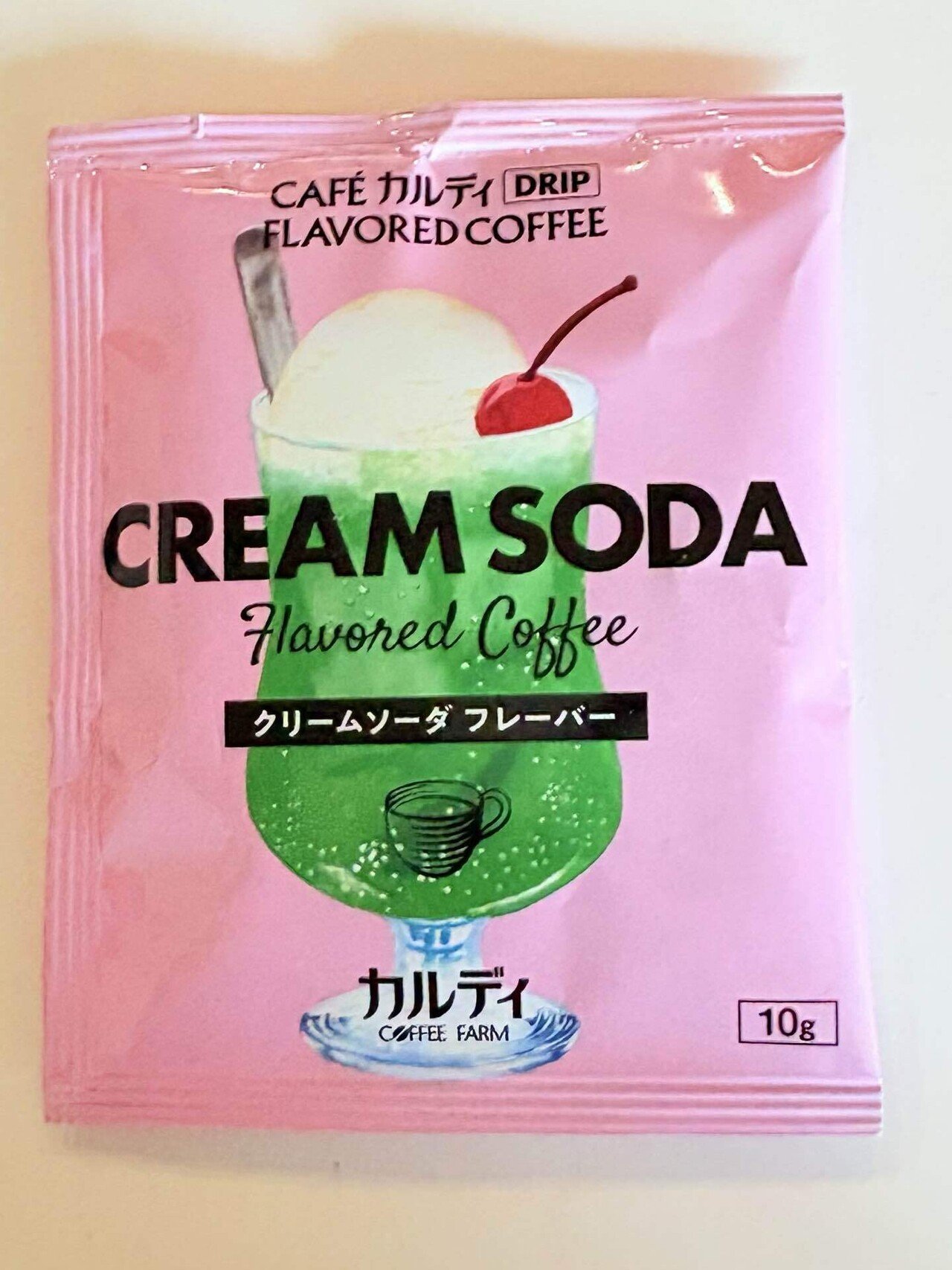 カルディ購入品】まさかの味！？「クリームソーダ風味のドリップ