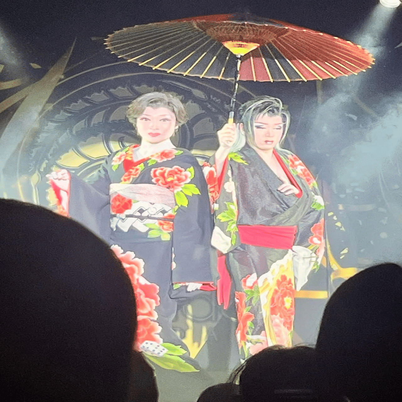 大衆演劇　狩衣　新品 大衆演劇 立役 正絹 クロム刺繍 帯セット