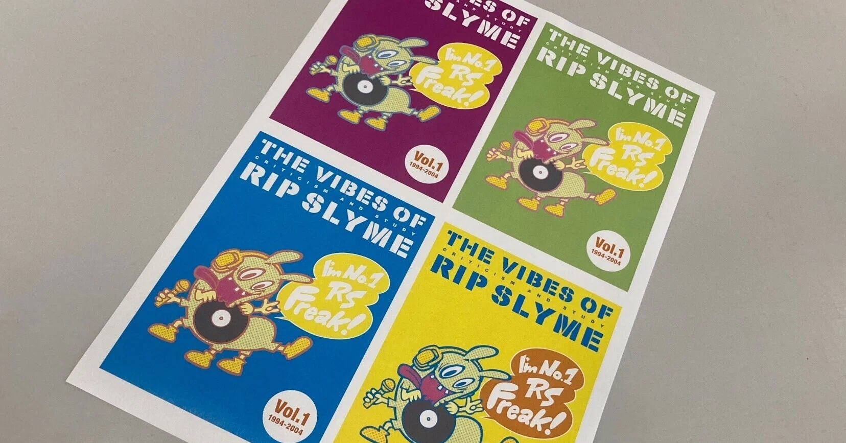 RIP SLYME サイン入り 販促ポスター B2 ラゾーナ10周年 RIP SLYME