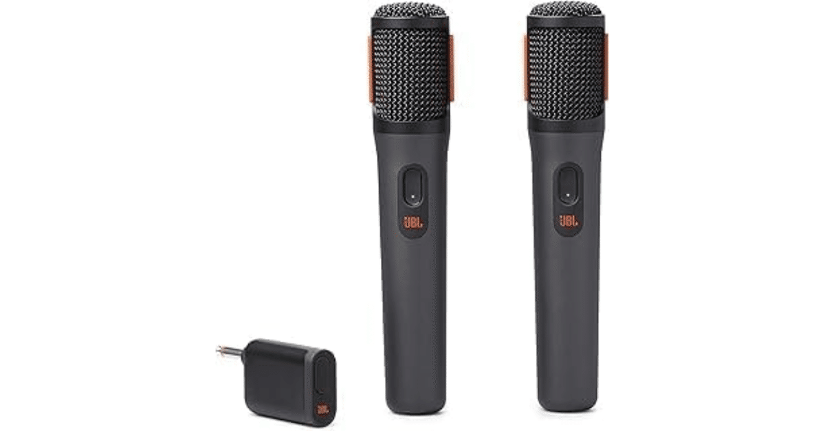 JBL 公式限定 マイク ブラック JBL 公式 PARTYBOX WIRELESS MIC 2本組 | ワイヤレス マイク