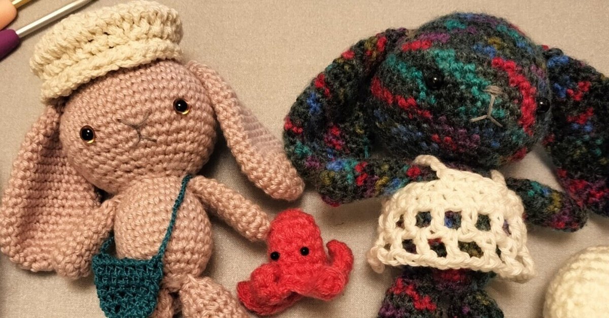 編み物アート アリ 6体セット かぎ針で編む7つの物語『童話みたいな