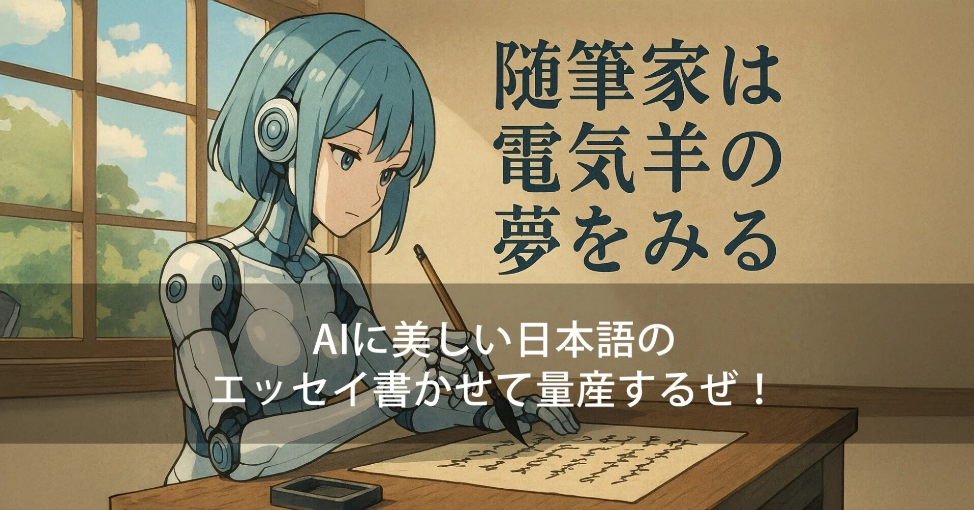 AIにショートカットを覚え込ませ、美しい日本語のエッセイなどを書