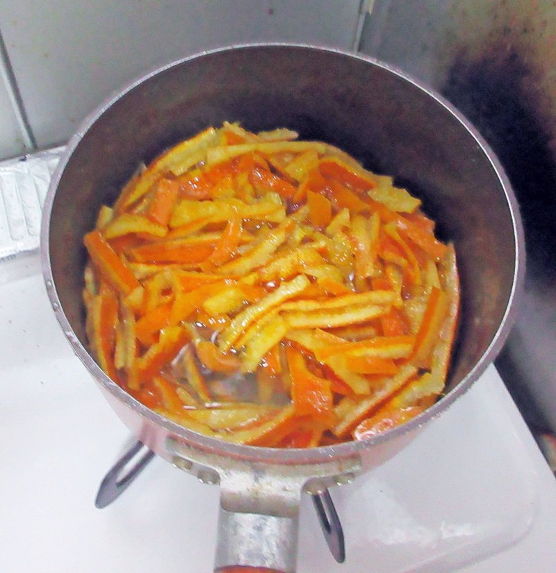 ポンカンの皮からオレンジピールを作ってみた たけっち Note