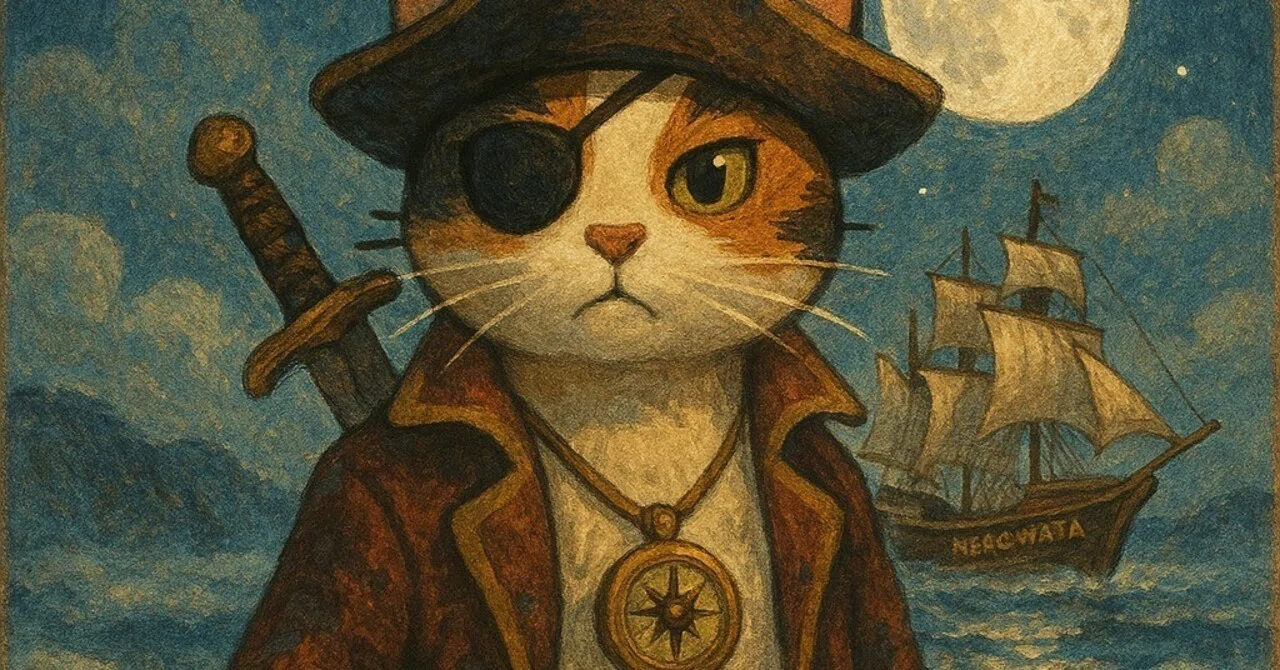 🏴‍☠️『猫は海賊』｜yukinonotepo