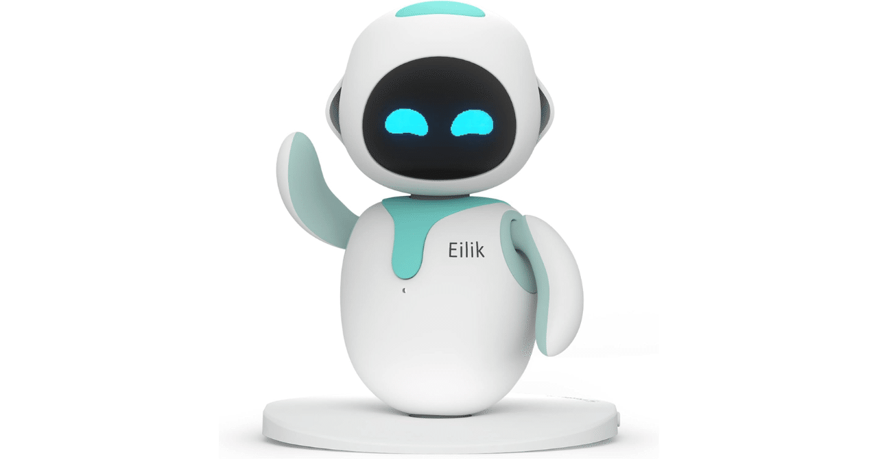 Eilik デスクトップコンパニオンロボット　アイリック　ブルー Amazon.co.jp: Eilik - 感情的知性を備えたデスクトップコンパニオン