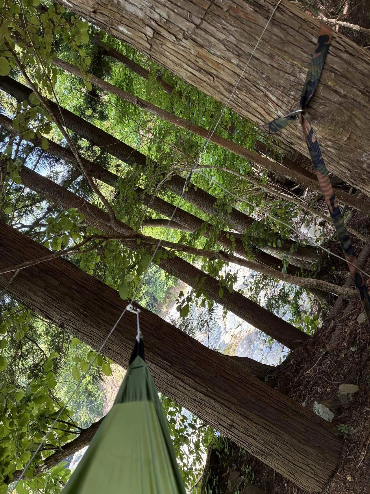 ソロキャンプ ハンモックとSummer quilt 【Woodsman Campground