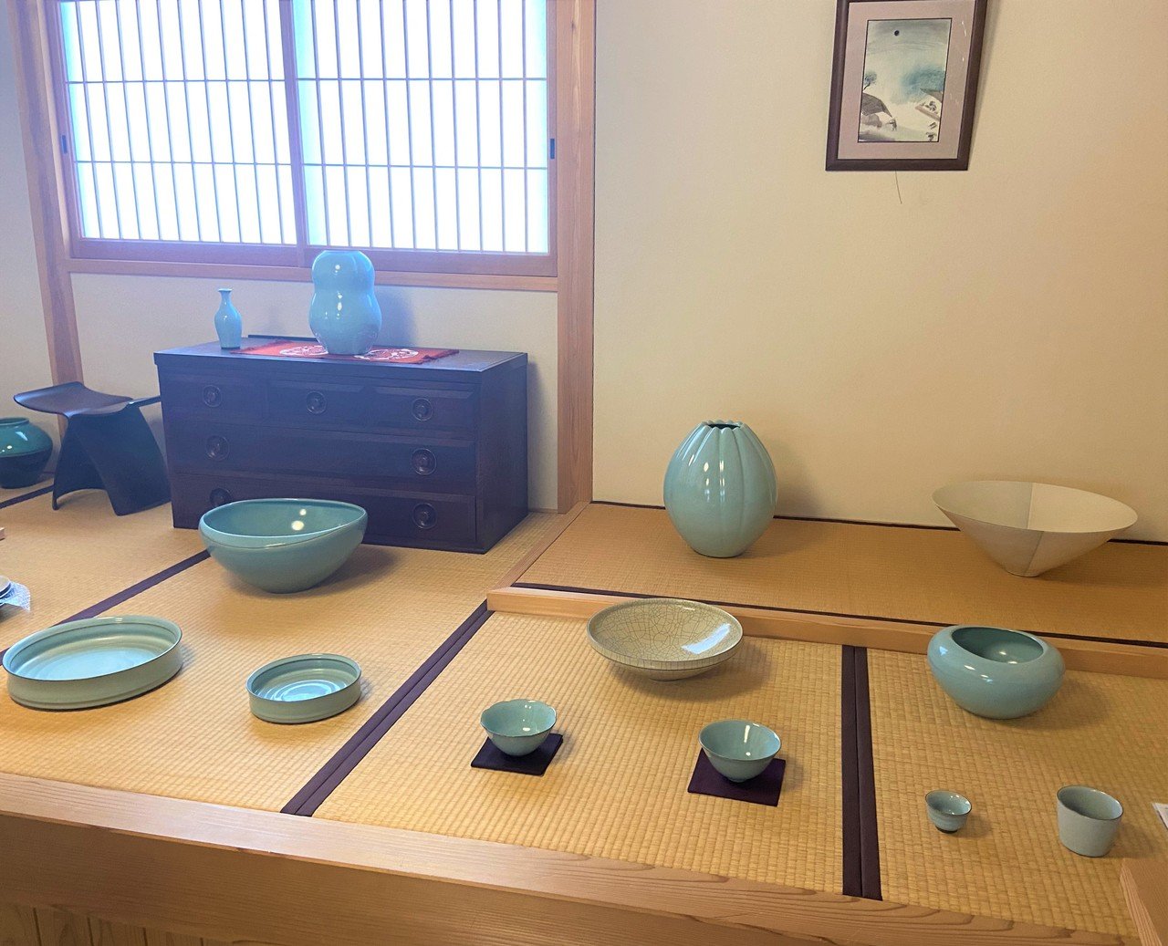 鳥取因州 中井窯 3色 染分け 注文 6寸皿 柳宗理 吉田璋也 民藝 鳥取